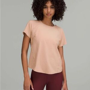 Lululemon Lightweight Stretch Running Short Sleeve Shirt Sz 4